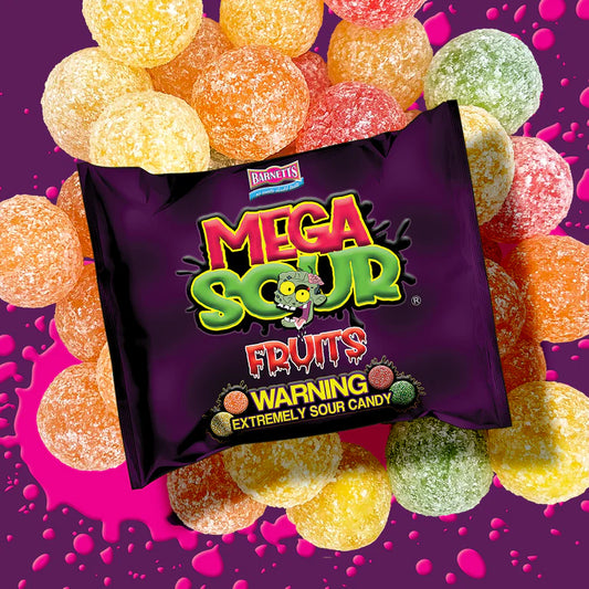 Mega Sour Candy Fruit (UK)