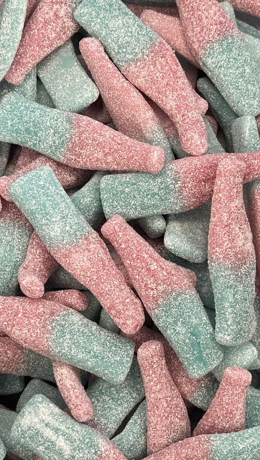 Jumbo Fizzy Bubblegum Bottles (UK)